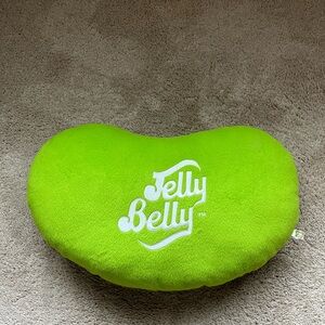 Jelly Belly Green Stuffed Jelly Bean Pillow